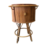 Vintage rattan bar