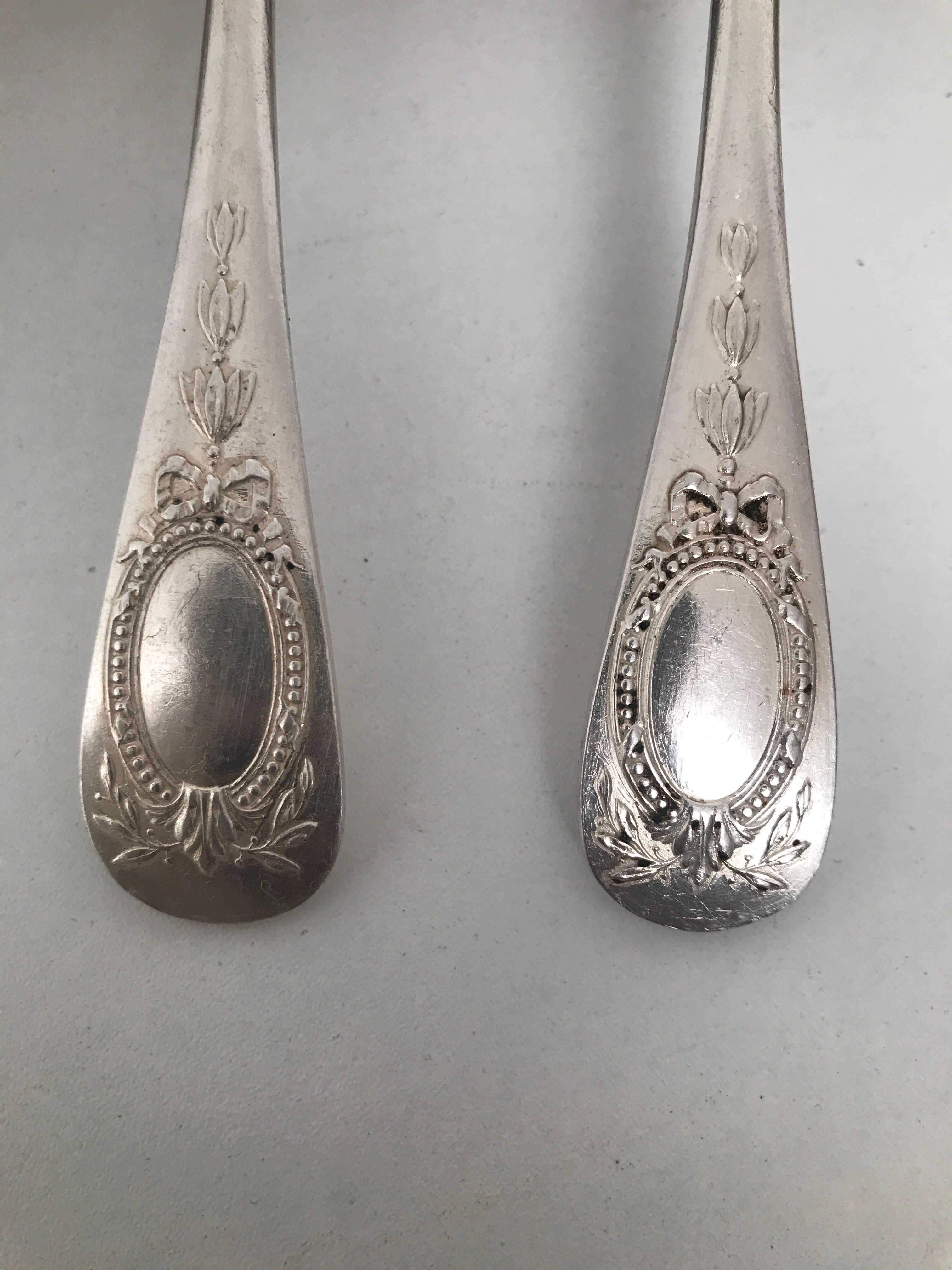 Housewife silver metal vintage punch