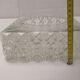 Old vintage ceiling light molded glass suspension chandelier