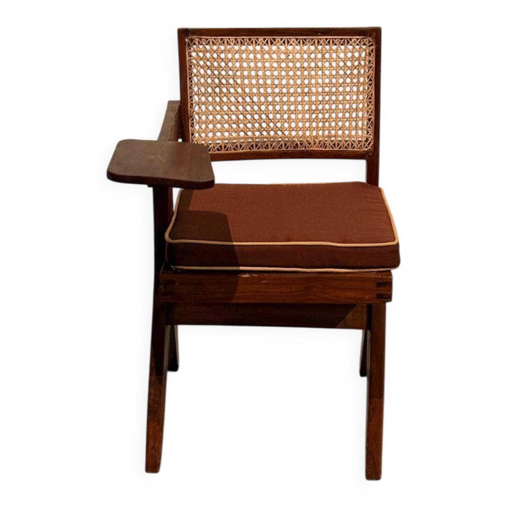 Pierre Jeanneret, chaise d'écriture originale SI-26-E, Mid-Century Modern