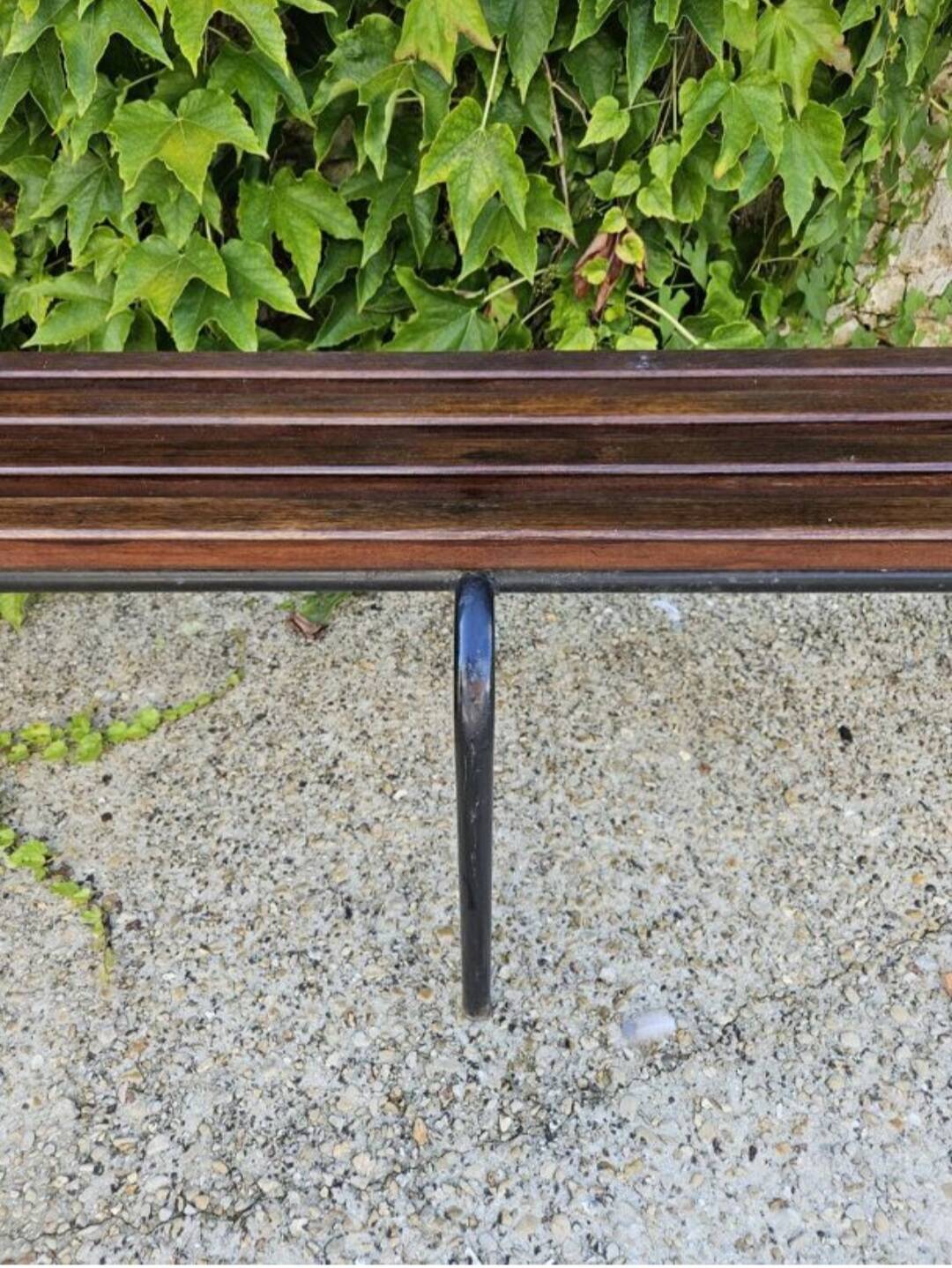 Vintage school bench