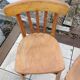Pair of foot bistro chairs with bows / vintage 40-50s
