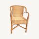 Fauteuil en rotin adulte vers 1960 osier