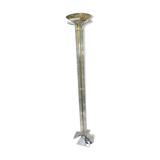 Lampadaire en plexiglass et laiton doré époque xxeme siècle