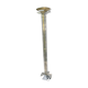 Floor lamp in plexiglass and gilded brass, 20th century period