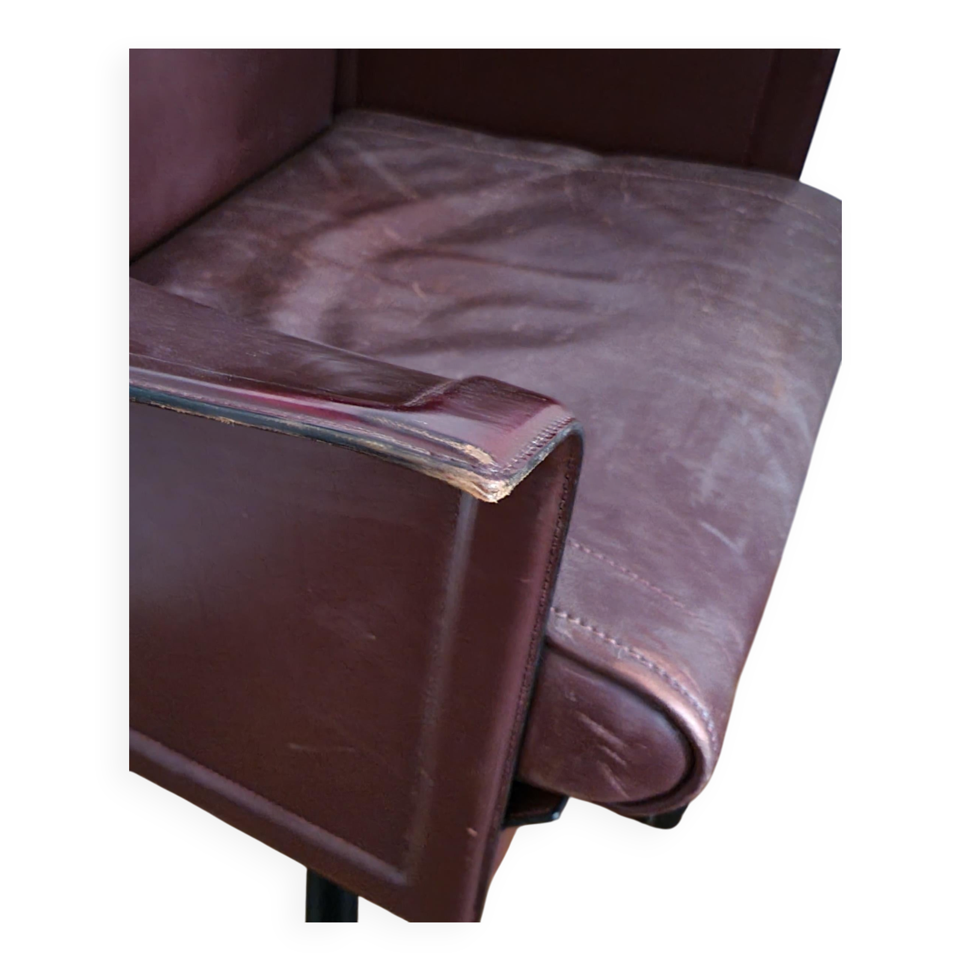 Tito Agnoli, swivel office chair "Korium" for Matteo Grassi, Post-Modern / Italy