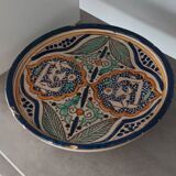 Plat maroc polychrome xixeme.