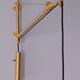 Wall lamp with telescopic counterweight Stilnovo brass