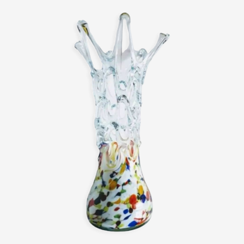 Vase pique flowers Murano