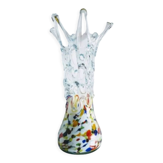 Vase pique flowers Murano