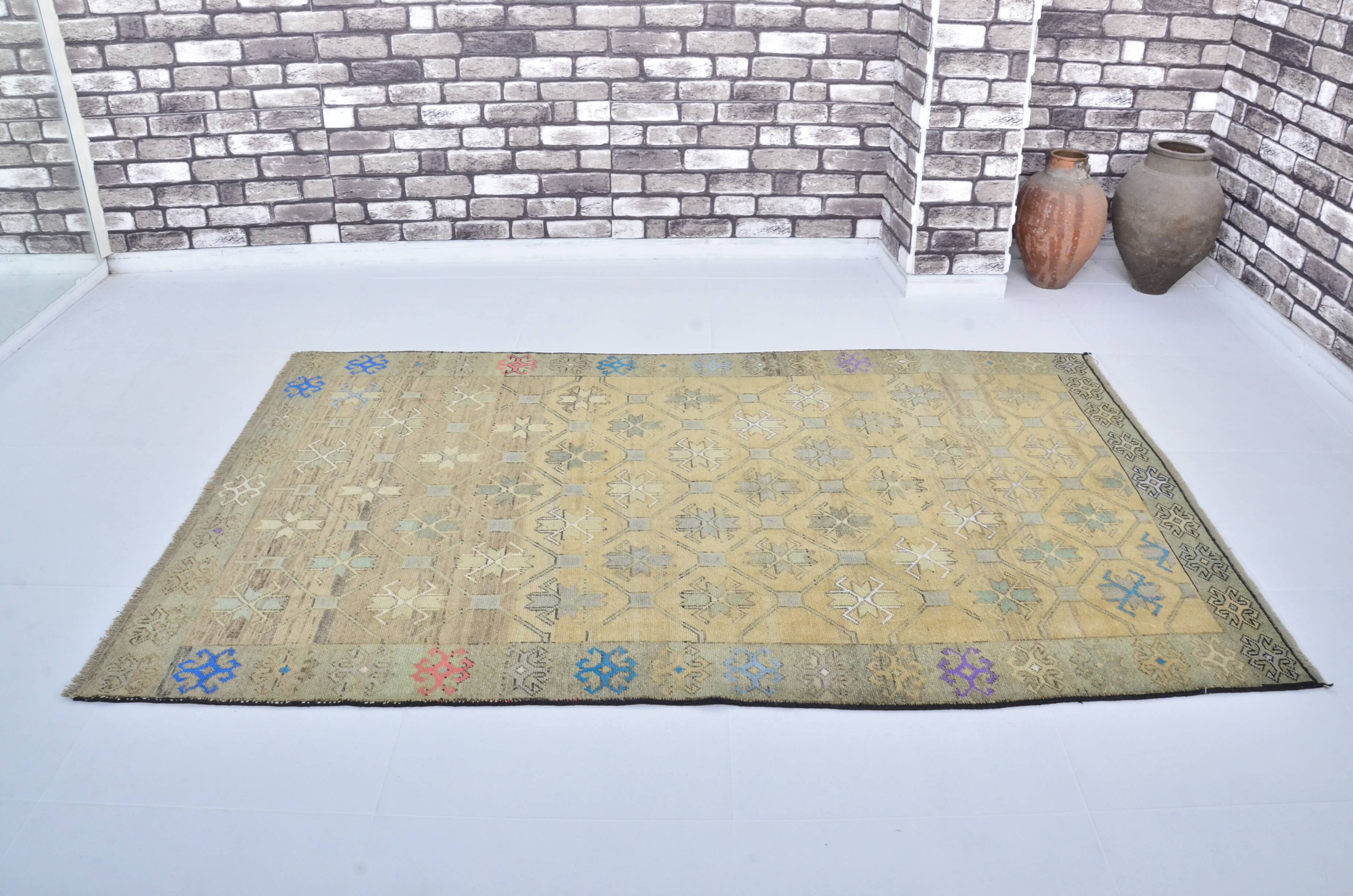 Oushak Turkish Vintage Rug sku 3297