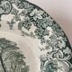 Ironware plate with antique decoration