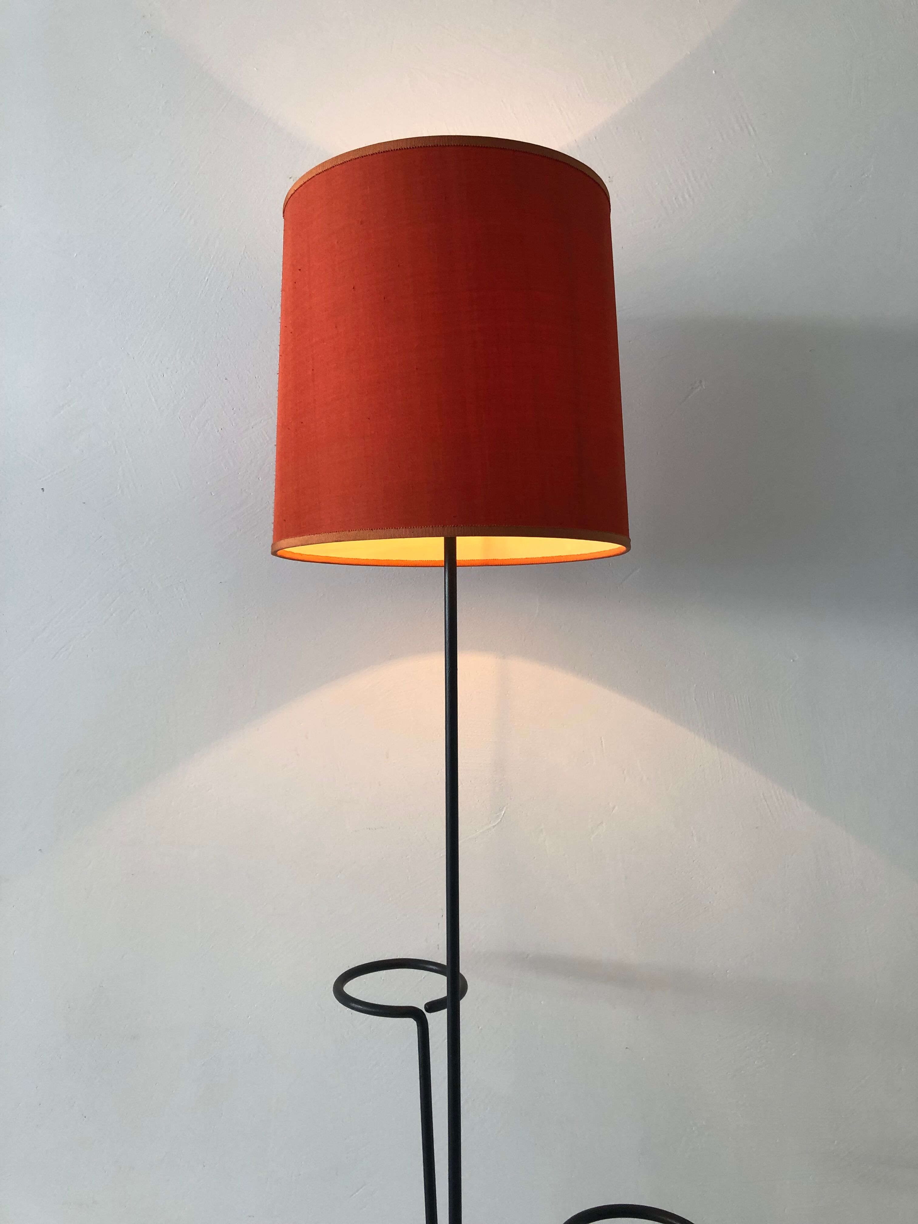 Tripod floor lamp vintage 50's