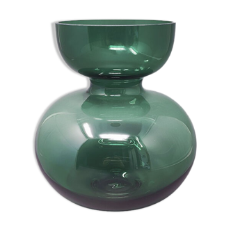 1990s Stunning Green Vase by G. Jensen