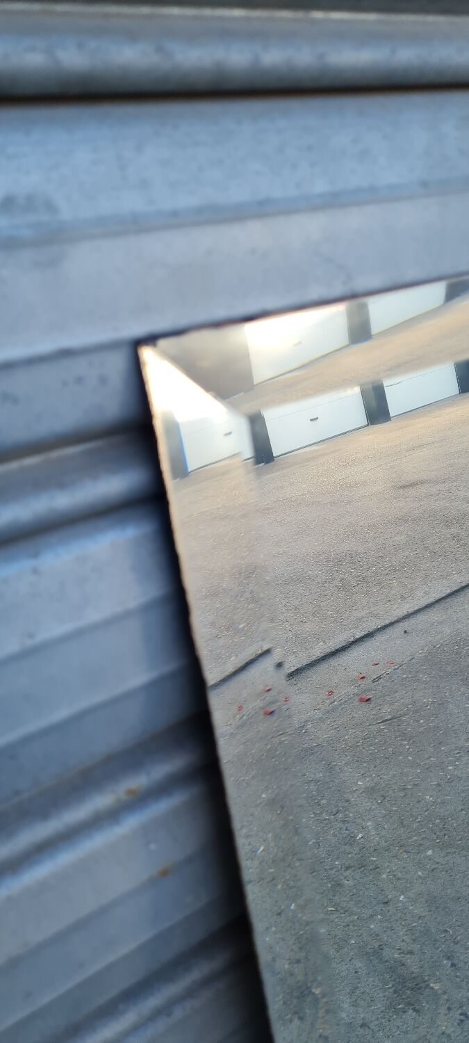 Art Deco beveled mirror