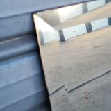 Art Deco beveled mirror