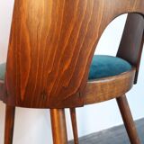 Set de 4 chaises en Noyer Oswald Haerdtl 1955