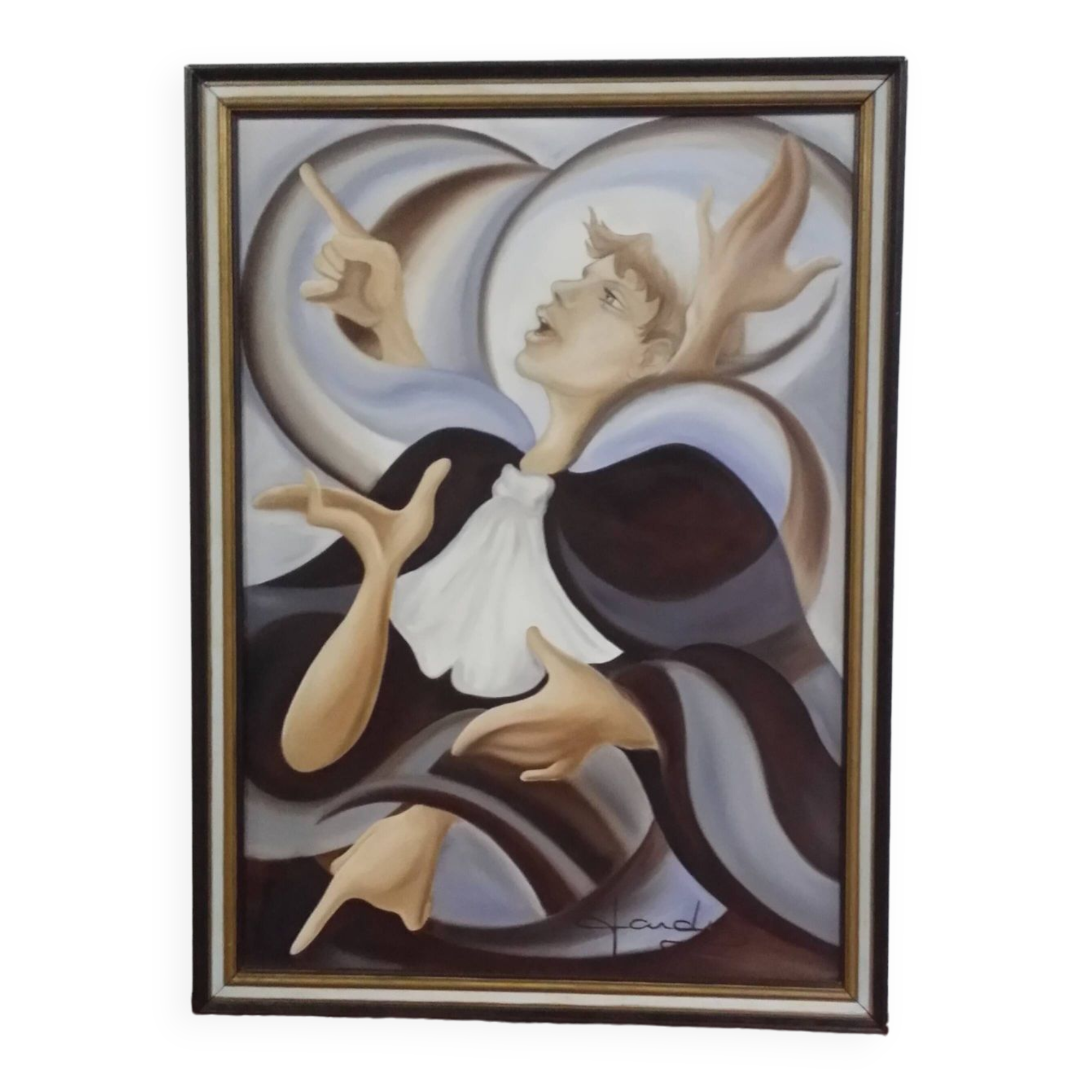 Oil on canvas caroline hardy