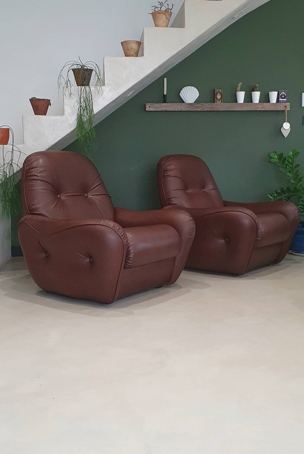 Vintage Space Age armchairs