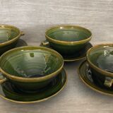 4 signed cup, cup and saucer sets