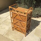 Commode rotin