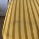 Lafuma folding chairs in velvet and gold metal