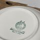 Plate service 6 people Moulin des loup décor grand feu
