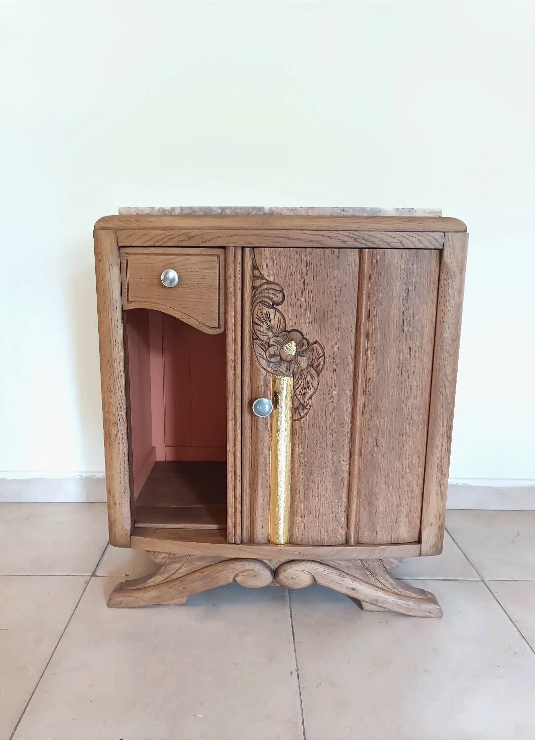 Vintage bedside table