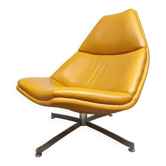Fauteuil pivotant vintage Artifort Geoffrey Harcourt F511