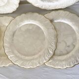 Mother-of-pearl and brass plates