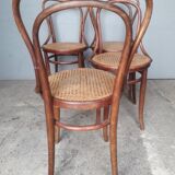 Series 4 chairs cannes bistro by Jacob and Josef KOHN No.55