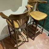 Pair of bistro bar chairs