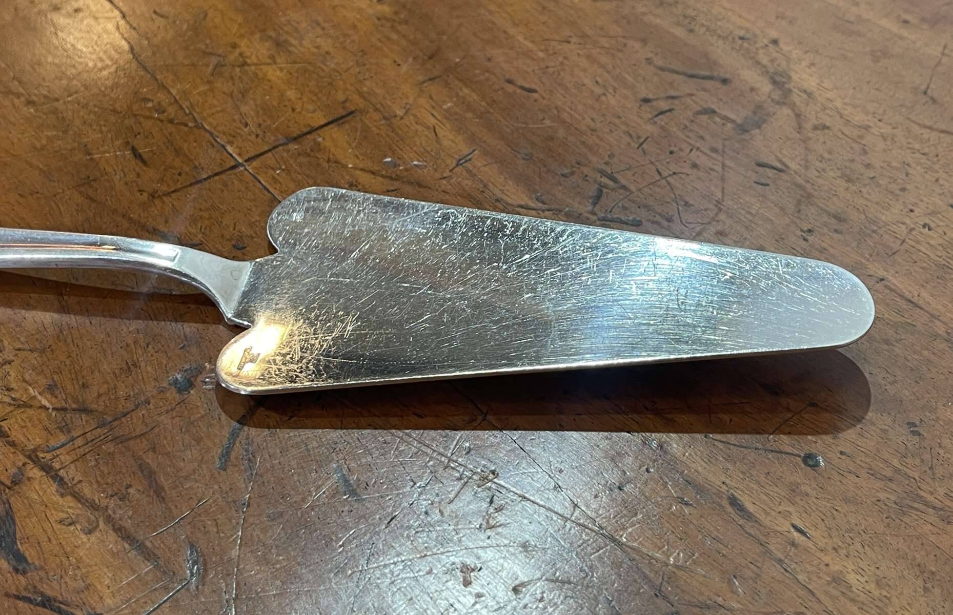 Christofle silver metal pie server