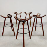Midcentury brutalist Spanish barstool