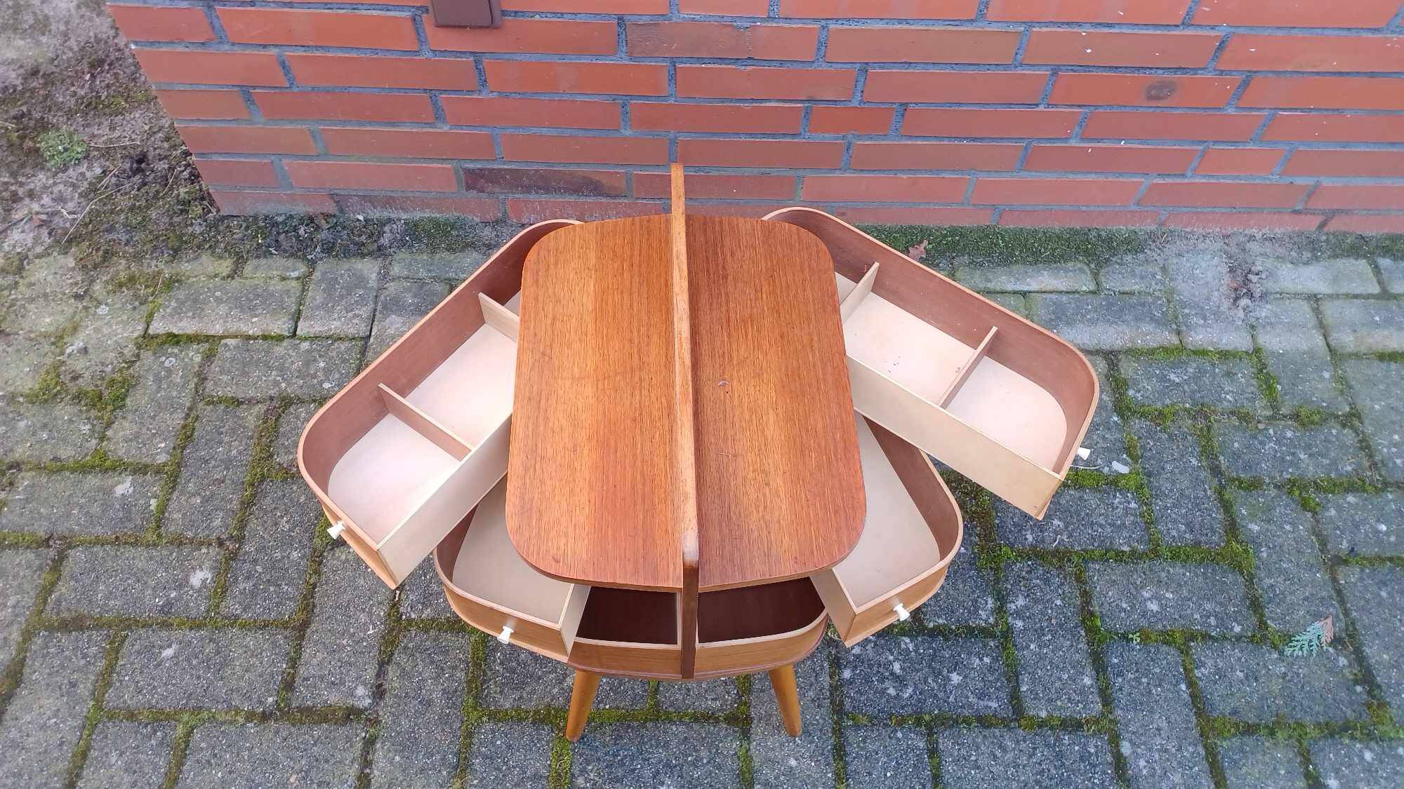 Table de nuit Vintage 1970 Teck