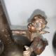 Paire de vases pichet en bronze