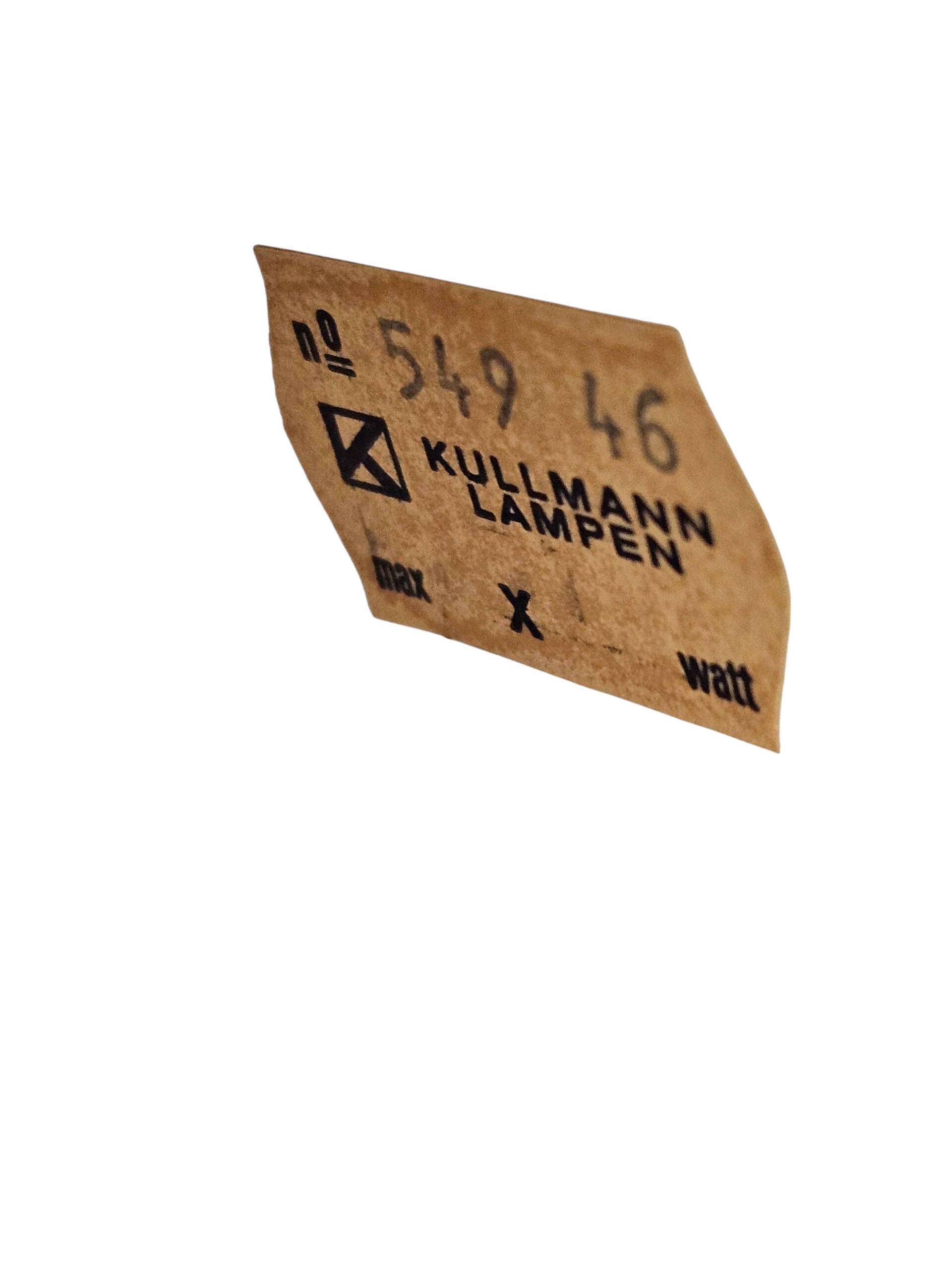 Kullmann lamps - Germany - brass - acrylic - Hollywood Regency - 70's