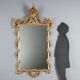 Antique carved and gilded wooden mirror, Italy, 20th century