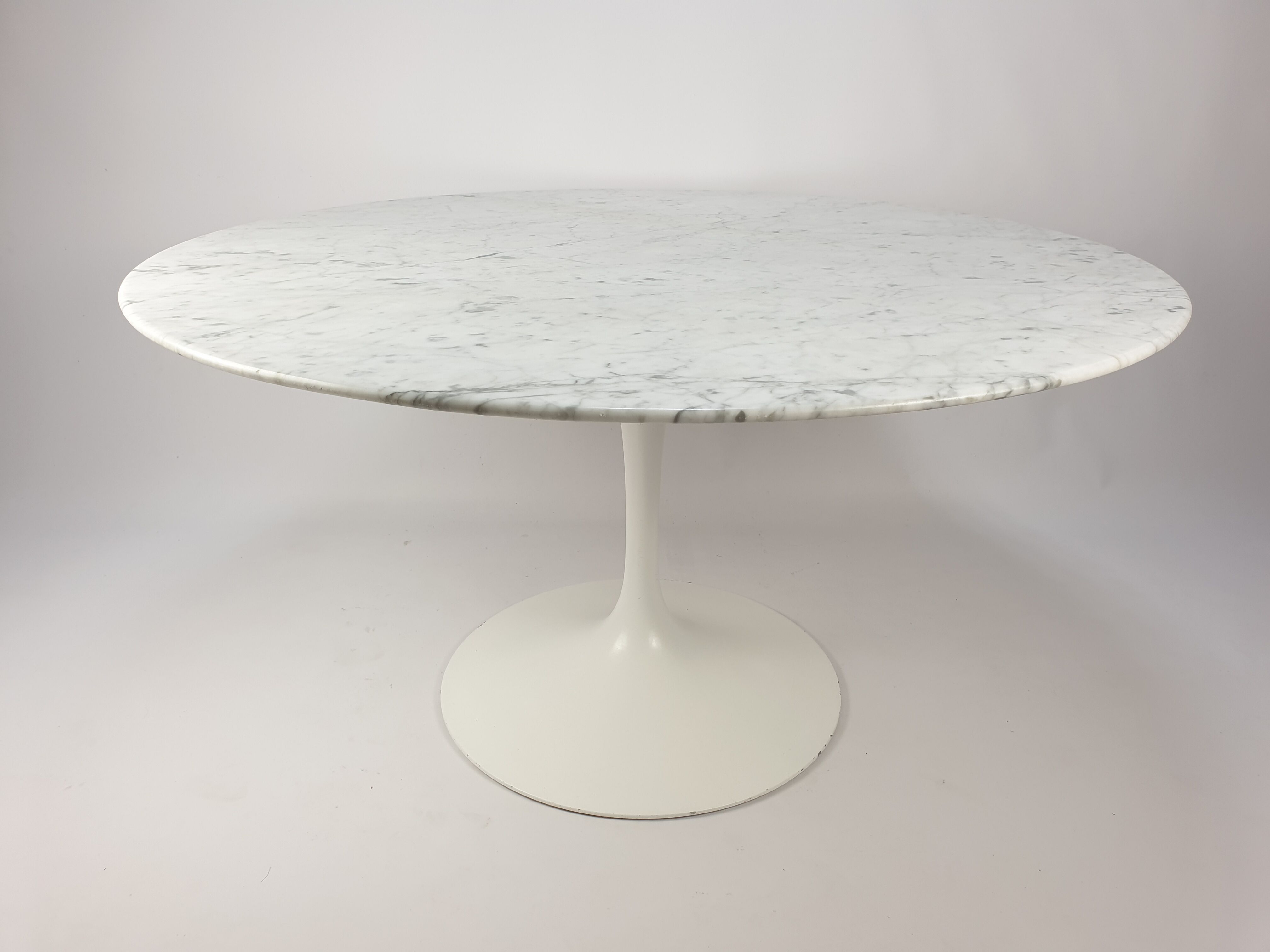 Table à manger en marbre par Eero Saarinen pour Knoll International, années 1970