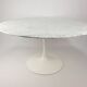 Table à manger en marbre par Eero Saarinen pour Knoll International, années 1970