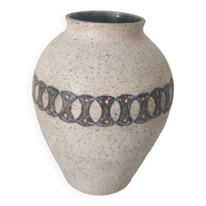 Vase ceramique  signe - accolay