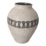 Ceramic vase sign accolay vallauris