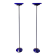 Arteluce Jill – pair of floor lamps/torcheres Murano blue – King Miranda 70s