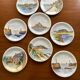 Ceramic plates decorated with Granville Tess