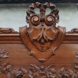 Louis XVI two-door walnut wardrobe