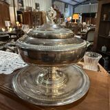 silver-plated caviar server