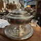 silver-plated caviar server
