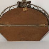 Art Deco Hammered Iron Mirror