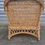 Wicker armchair 1960