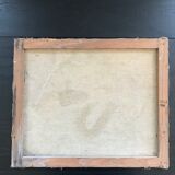 Table old fishing boats